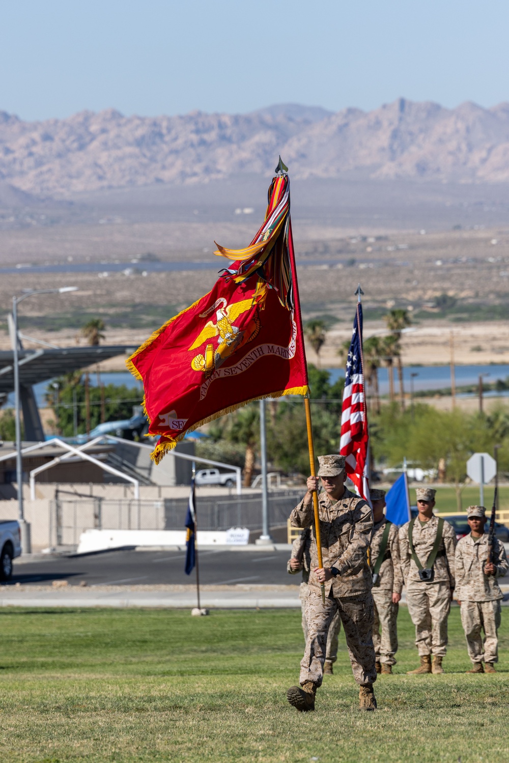 2/7 conducts change of command ceremony