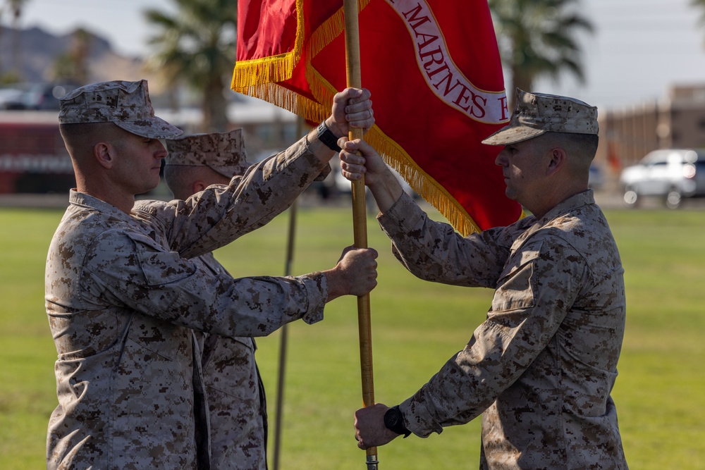 2/7 conducts change of command ceremony