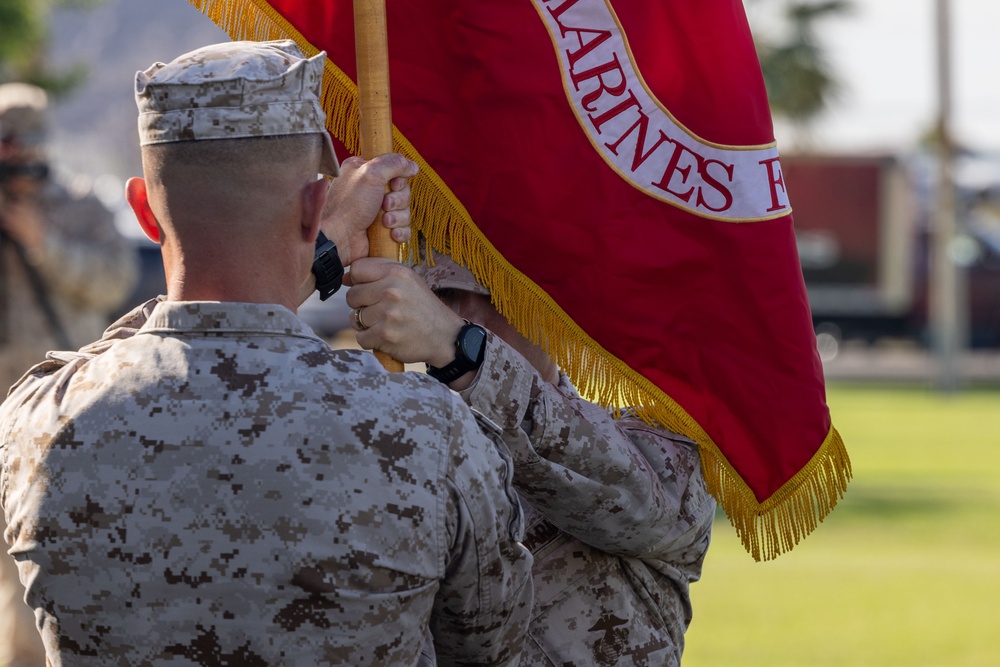 2/7 conducts change of command ceremony