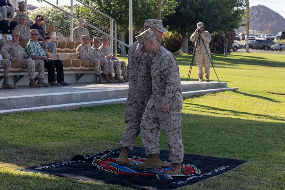 2/7 conducts change of command ceremony