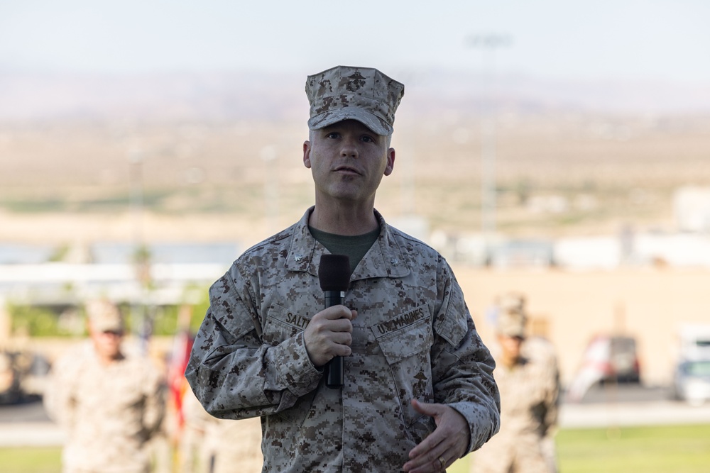 2/7 conducts change of command ceremony