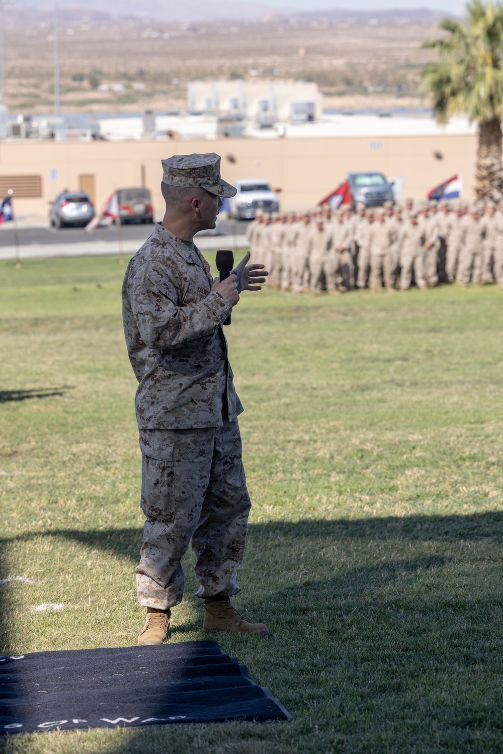 2/7 conducts change of command ceremony