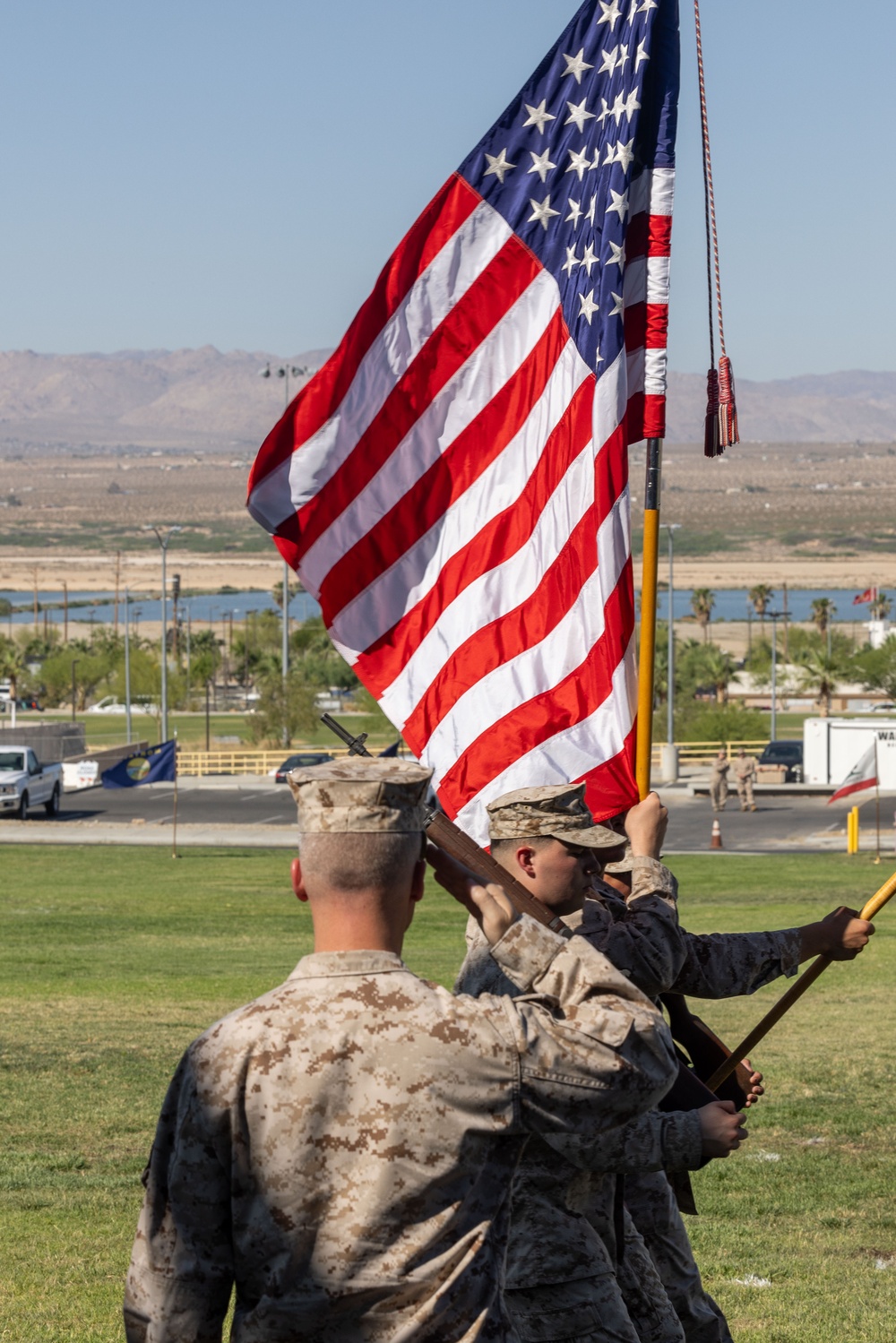 2/7 conducts change of command ceremony