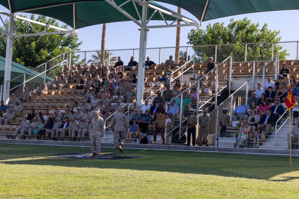 2/7 conducts change of command ceremony