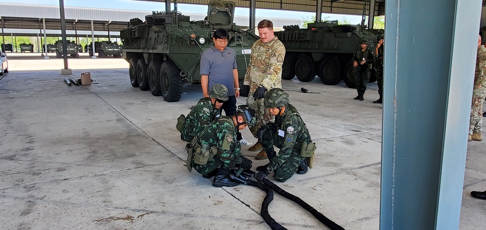 Washington National Guard, Royal Thai Army reinforce bonds with Stryker Exchange