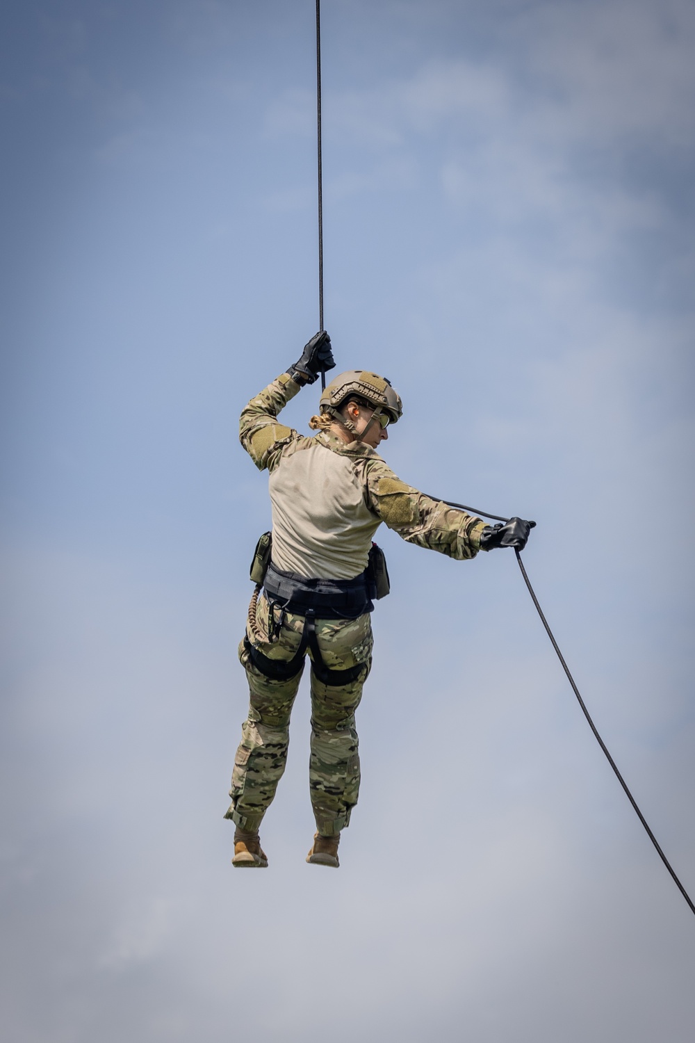 BALTOPS 24 EOD Fast Rope and Rappel Drills