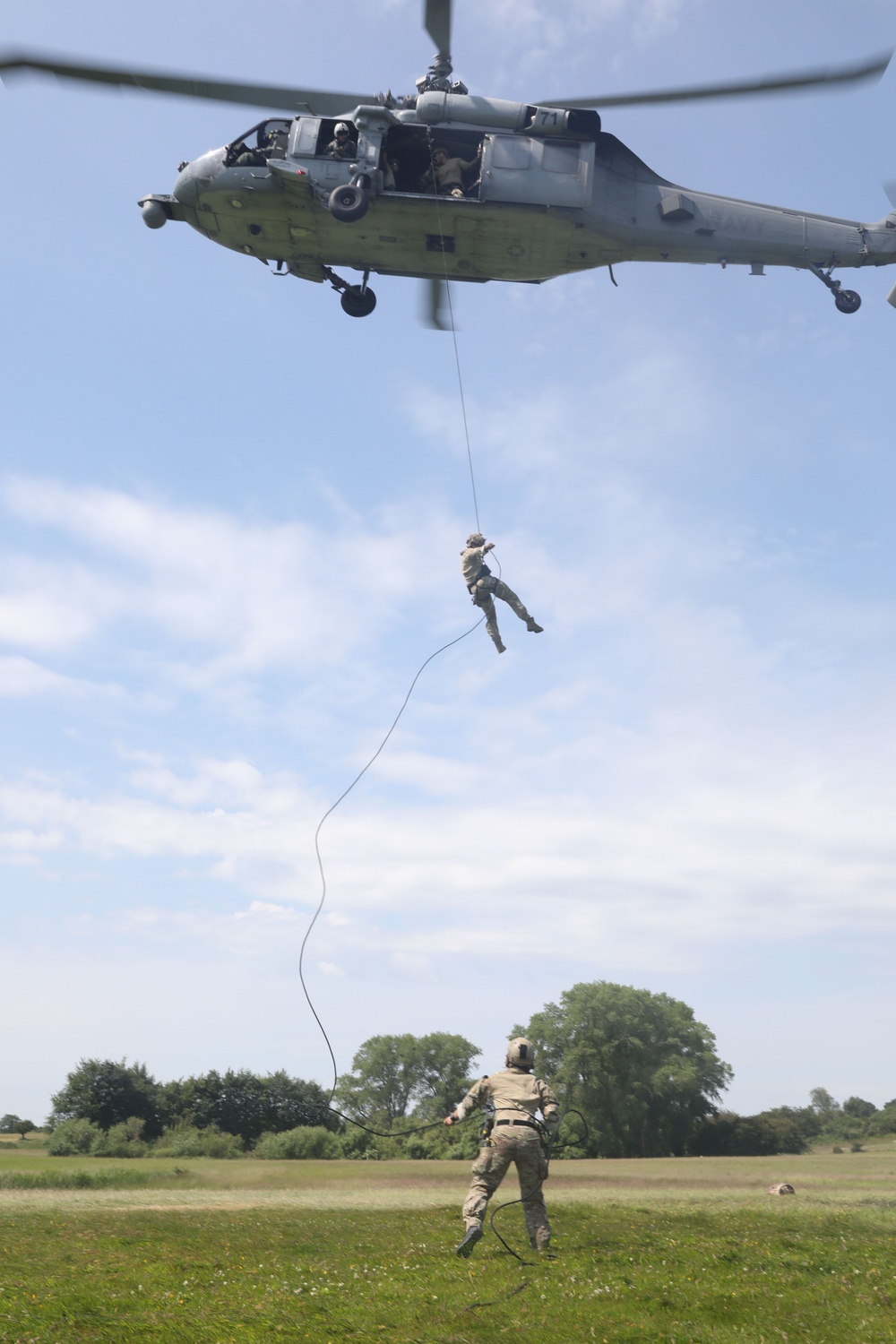 BALTOPS24 Rappelling Exercise