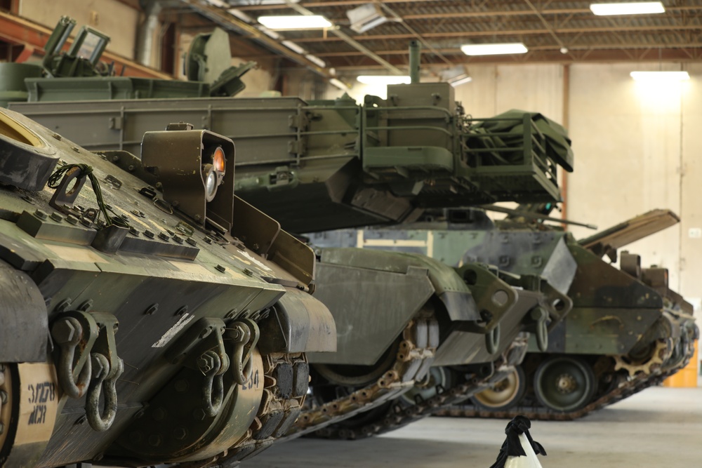 Tennessee Army National Guard visit the Maneuver Area Training Equipment Site