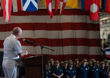 USS Bataan Holds Change of Command