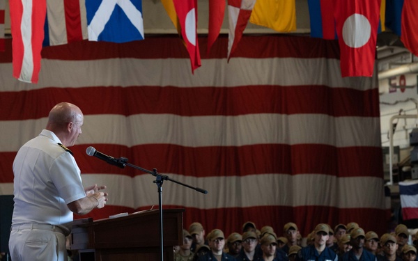 USS Bataan Holds Change of Command Ceremony