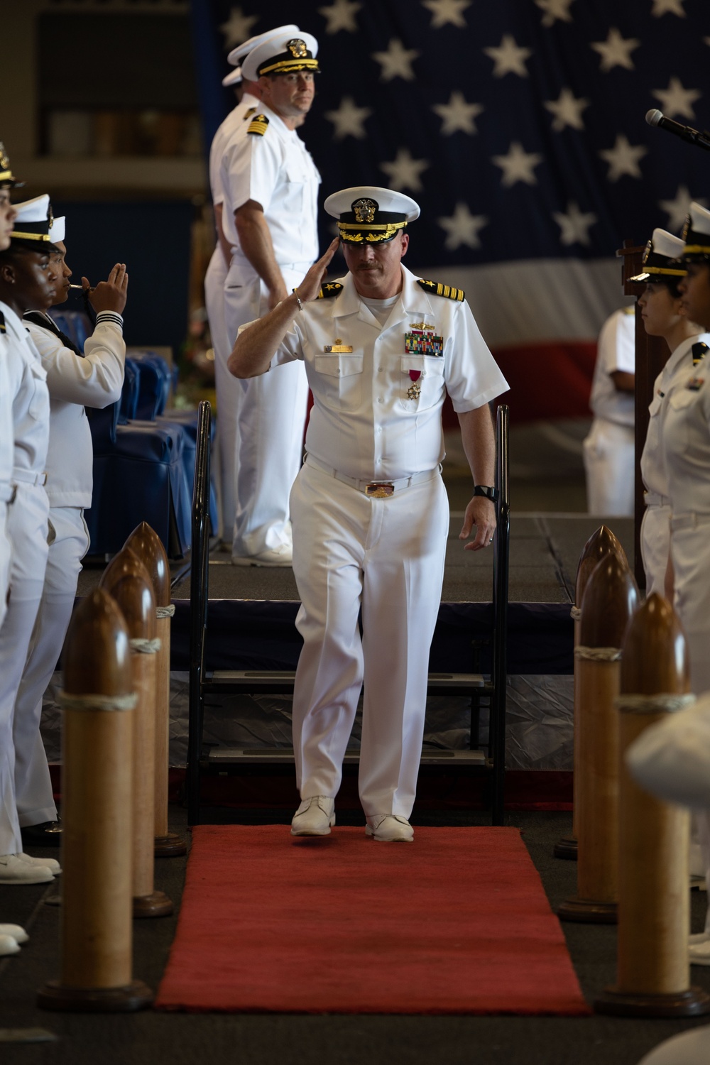 USS Bataan Holds Change of Command Ceremony