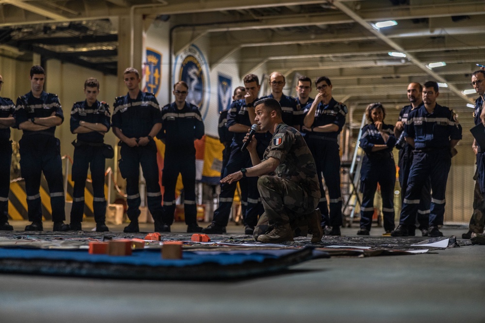 Jeanne D’Arc 24 AMPHIBEX: Col. Chestnut Visits the FS Tonnerre