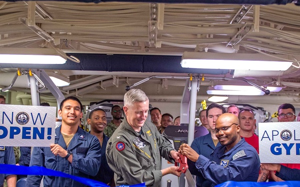 Apollo Gym Opens Aboard PCU John F. Kennedy