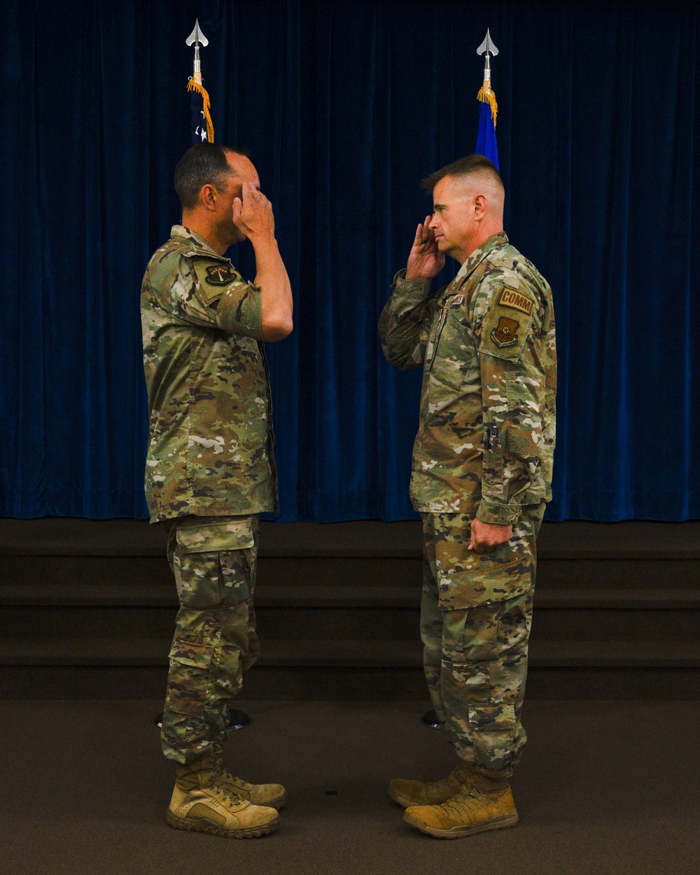 90th Communications Squadron Change of Command