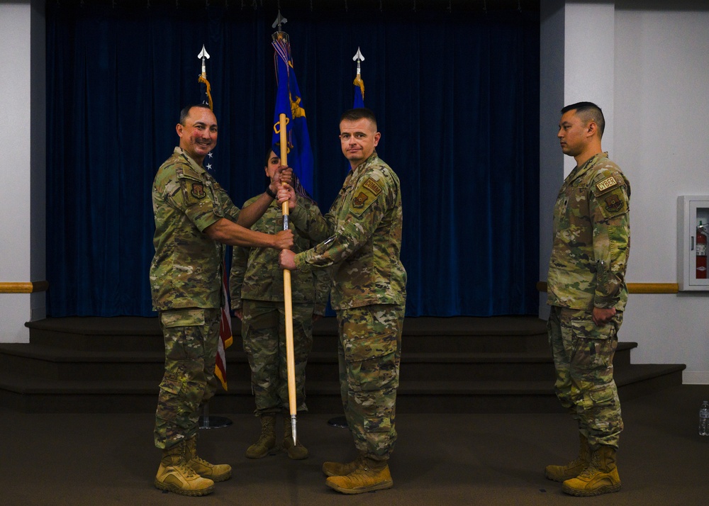 90th Communications Squadron Change of Command