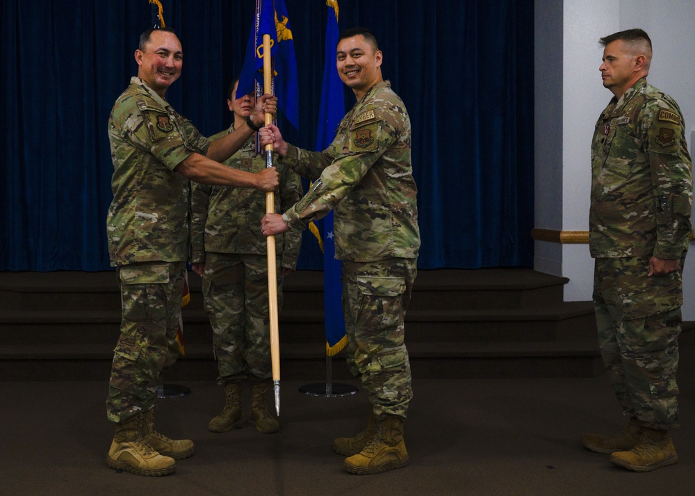 90th Communications Squadron Change of Command