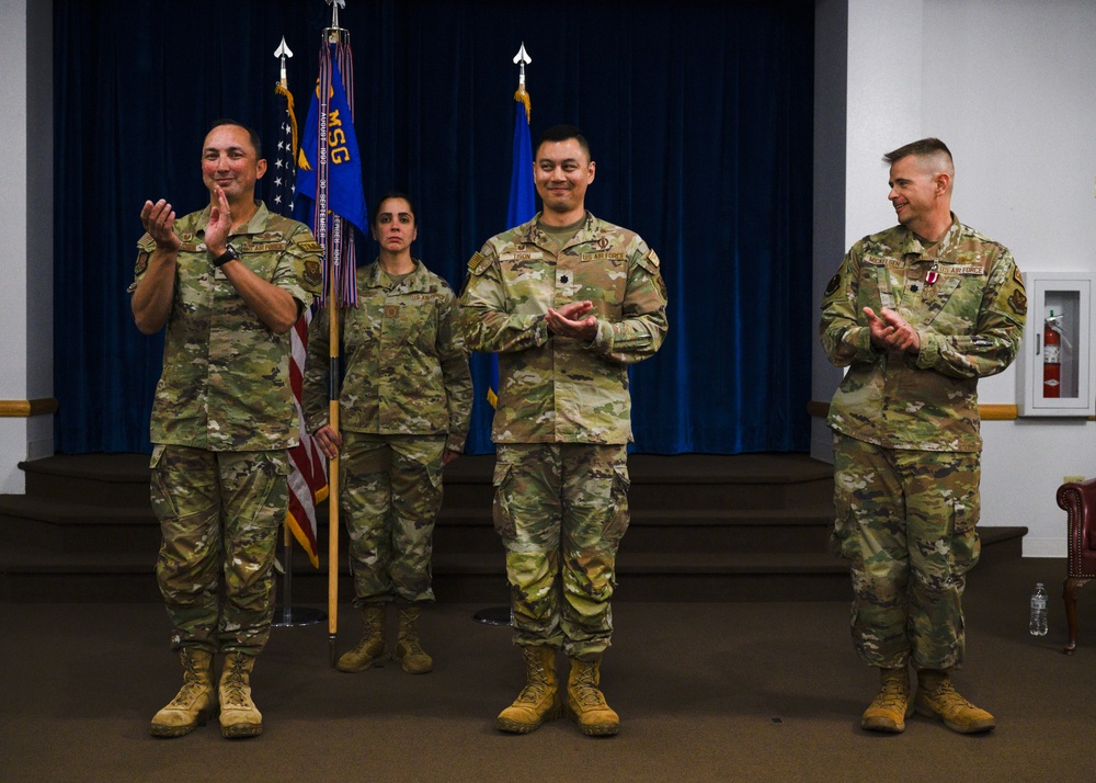 90th Communications Squadron Change of Command