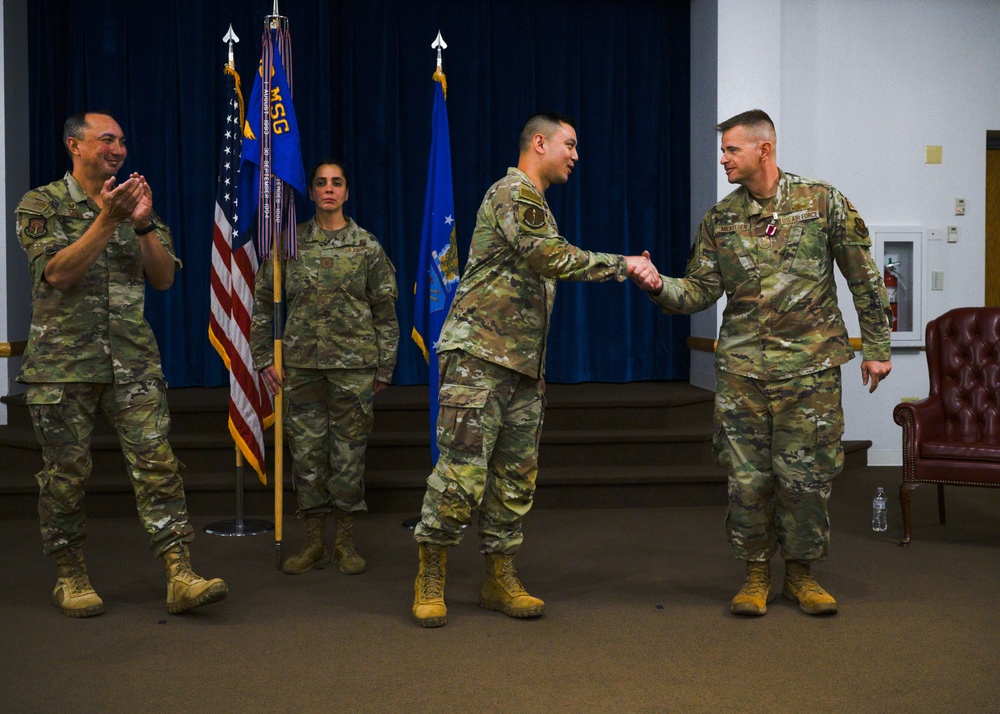 90th Communications Squadron Change of Command