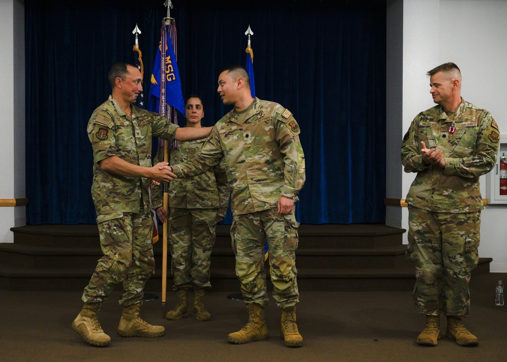 90th Communications Squadron Change of Command