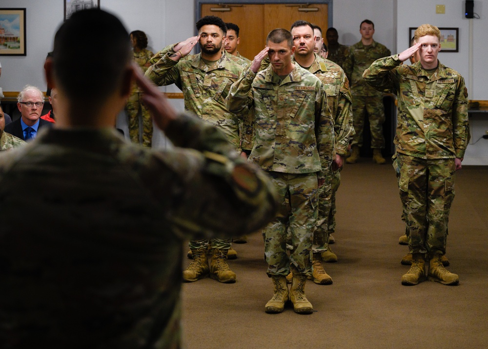 90th Communications Squadron Change of Command