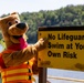 Bobber the Water Safety Dog Highlights No Lifegaurd Warning