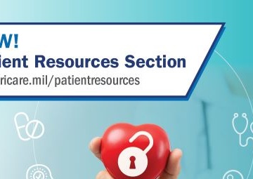 New Patient Resources Section on TRICARE Website