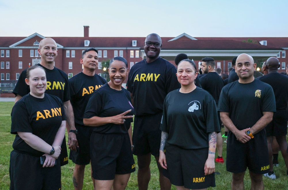 1st TSC celebrates the Army’s 249th birthday with installation 5K