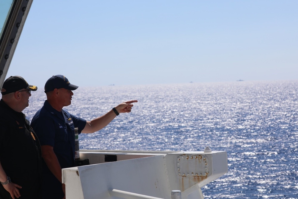 U.S. Coast Guard Cutter Stone (WMSL 758) Transits U.S. Second Fleet AOR