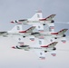 Thunderbirds Perform at the 2024 Selfridge Open House and Air Show