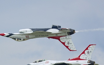 Thunderbirds Perform at the 2024 Selfridge Open House and Air Show