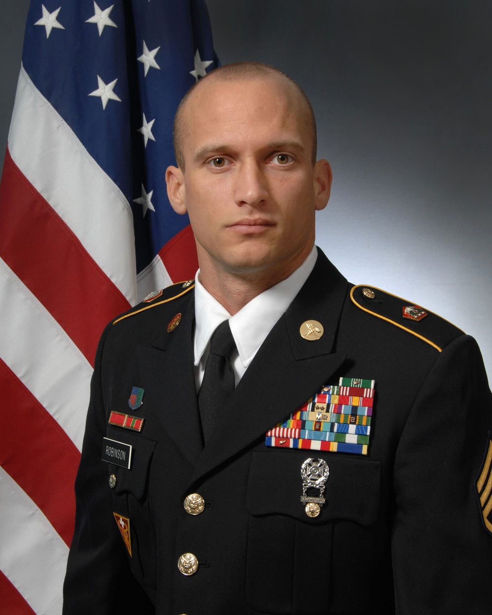 Portrait of Sgt. 1st Class Heath Robinson