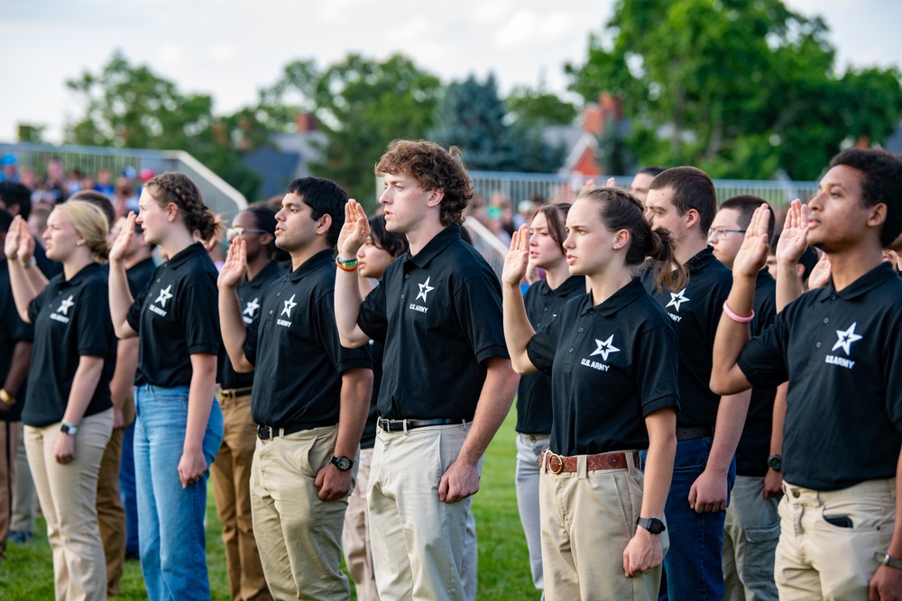 Army Birthday Twilight Tattoo at Joint Base Henderson Hall