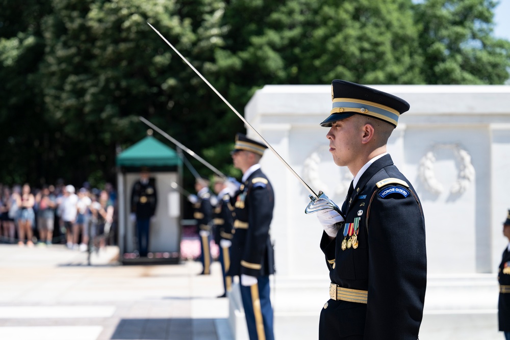 U.S. Army 249th Birthday Wreath-Laying at the Tomb of the Unknown Soldier