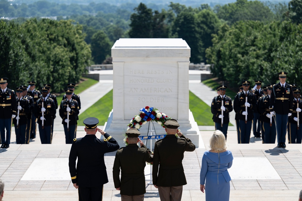 U.S. Army 249th Birthday Wreath-Laying at the Tomb of the Unknown Soldier