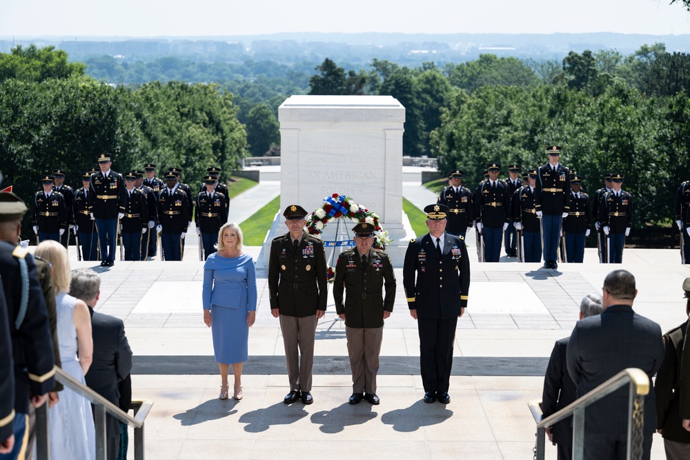 U.S. Army 249th Birthday Wreath-Laying at the Tomb of the Unknown Soldier