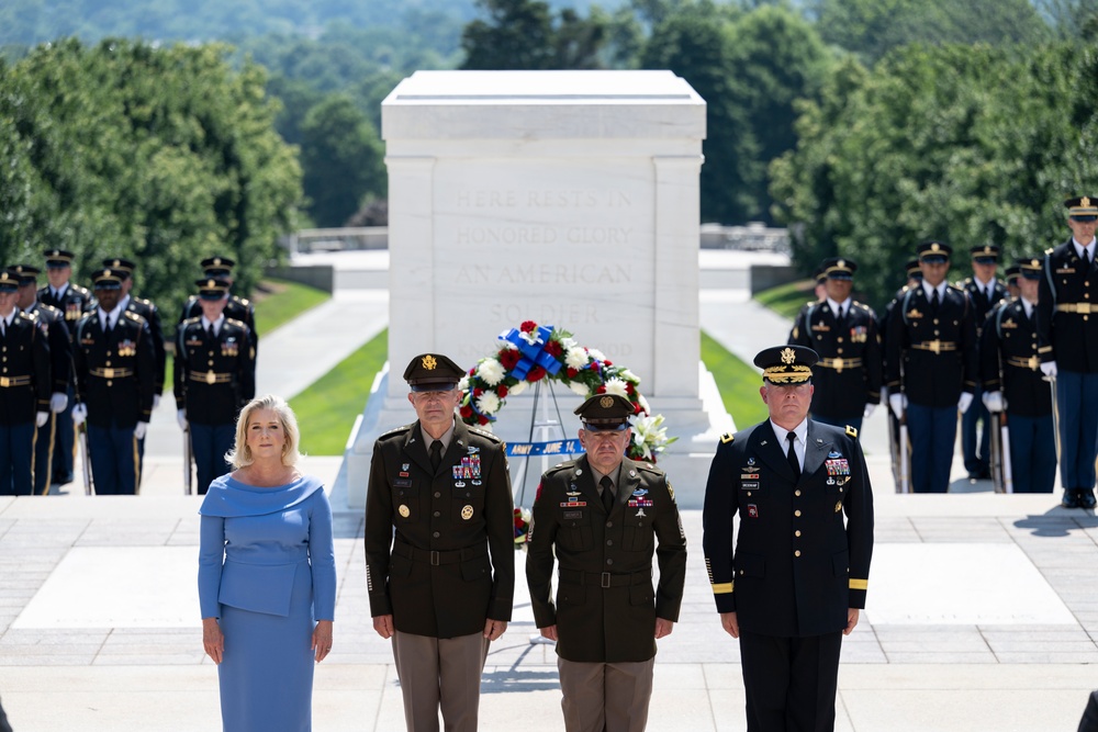 U.S. Army 249th Birthday Wreath-Laying at the Tomb of the Unknown Soldier