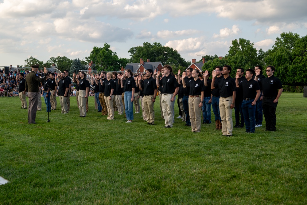 Army Birthday Twilight Tattoo at Joint Base Henderson Hall