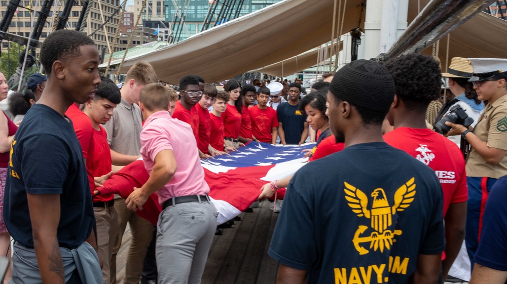 Maryland Fleet Week Enlistment Ceremony