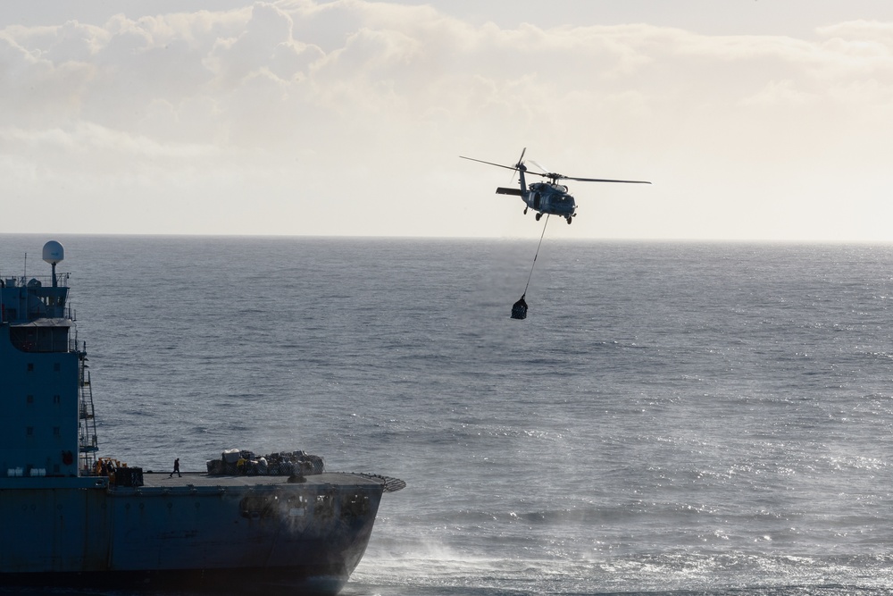 George Washington Conducts a Vertical Replenishment