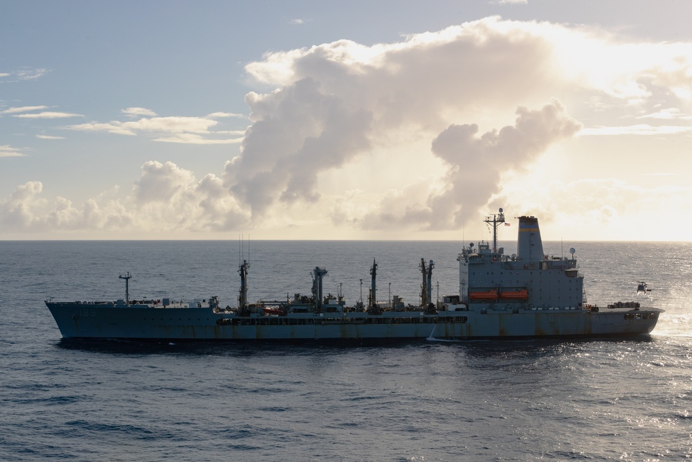 George Washington Conducts a Vertical Replenishment