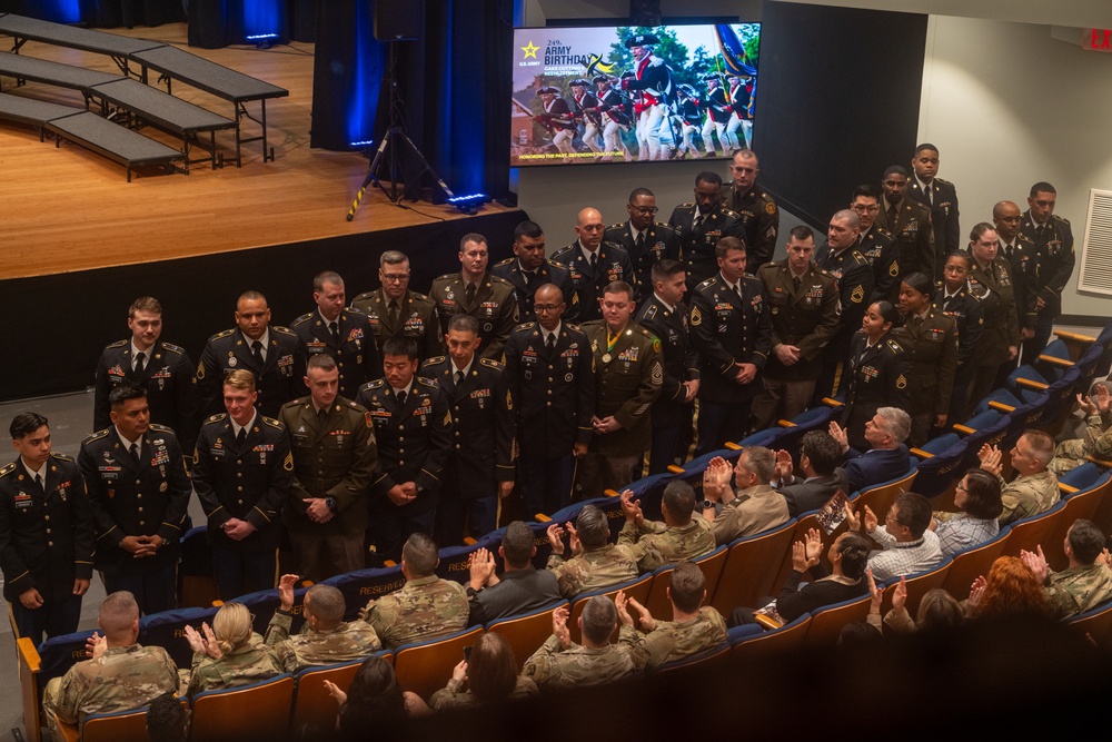 249th Army Birthday Cake Cutting and Reenlistment Ceremony