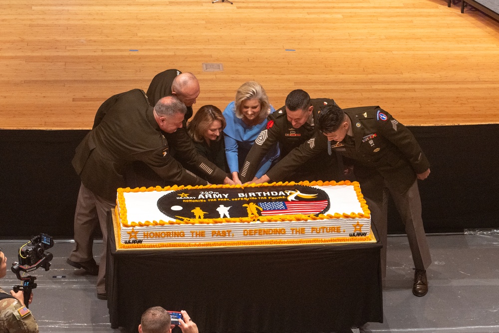 249th Army Birthday Cake Cutting and Reenlistment Ceremony