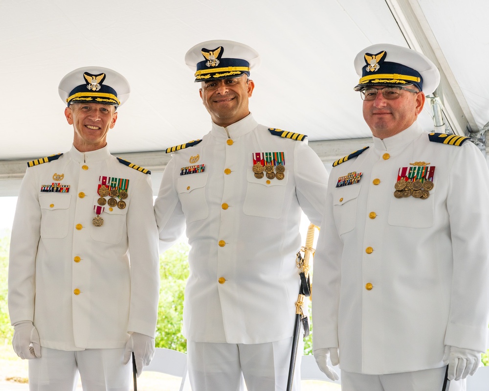 Coast Guard Base Astoria holds change of command ceremony in Astoria, Oregon