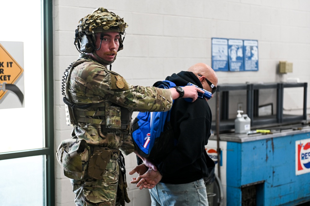 169th Security Forces Squadron active shooter exercise