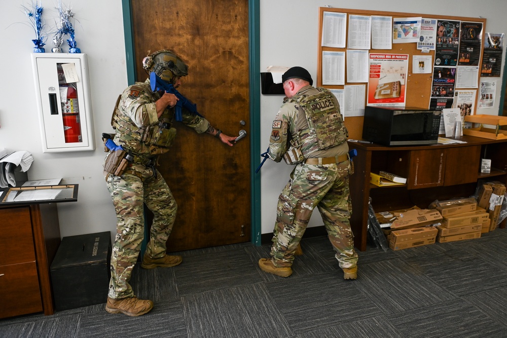 169th Security Forces Squadron active shooter exercise