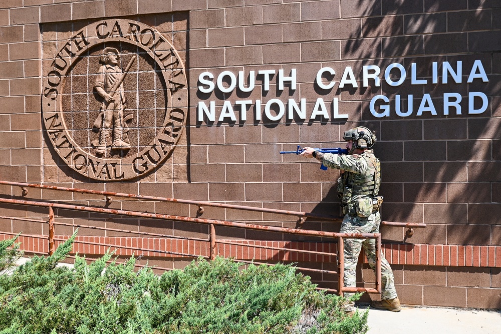 169th Security Forces Squadron active shooter exercise