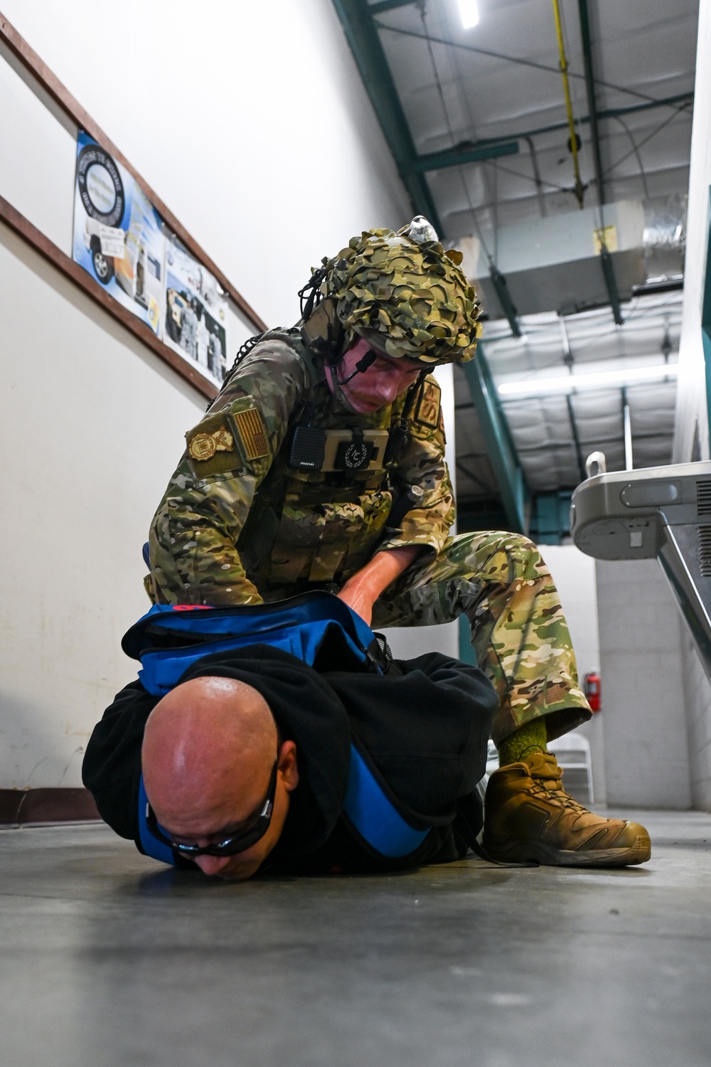 169th Security Forces Squadron active shooter exercise