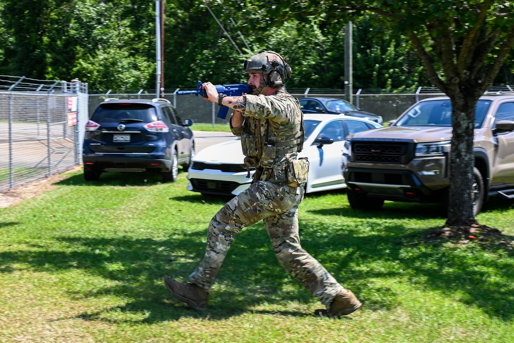 169th Security Forces Squadron active shooter exercise