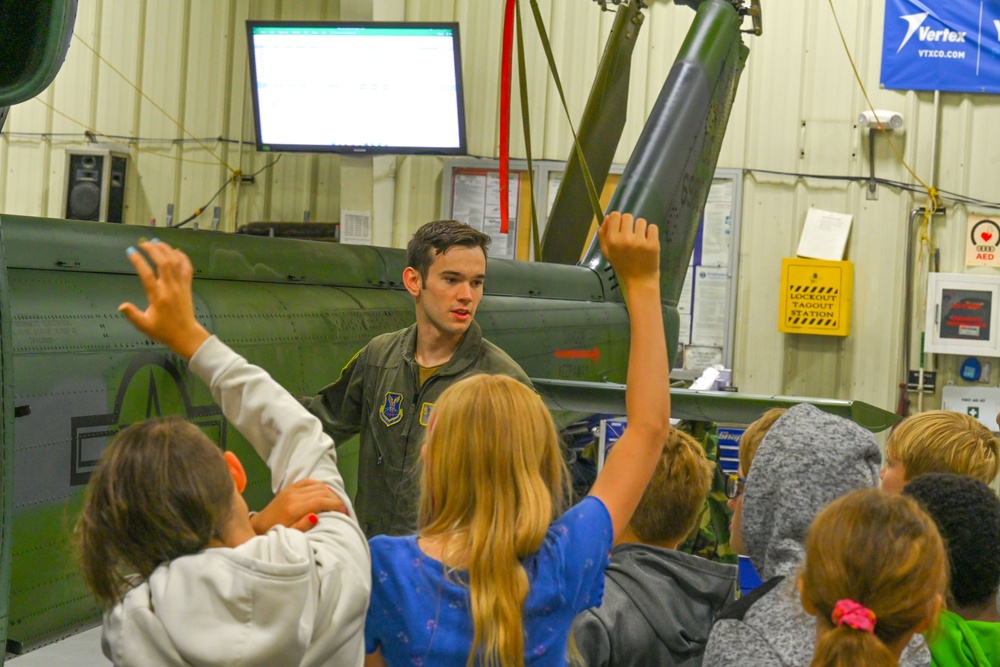 5th Graders Tour Minot AFB during Summer STEM Program