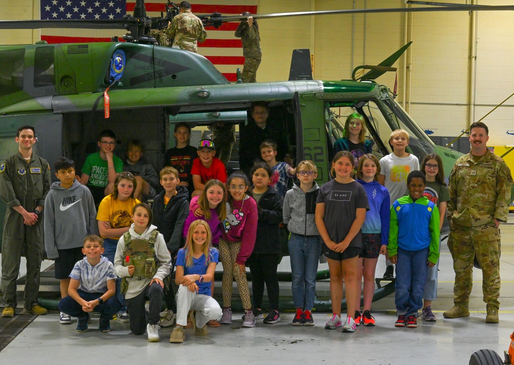 5th Graders Tour Minot AFB during Summer STEM Program